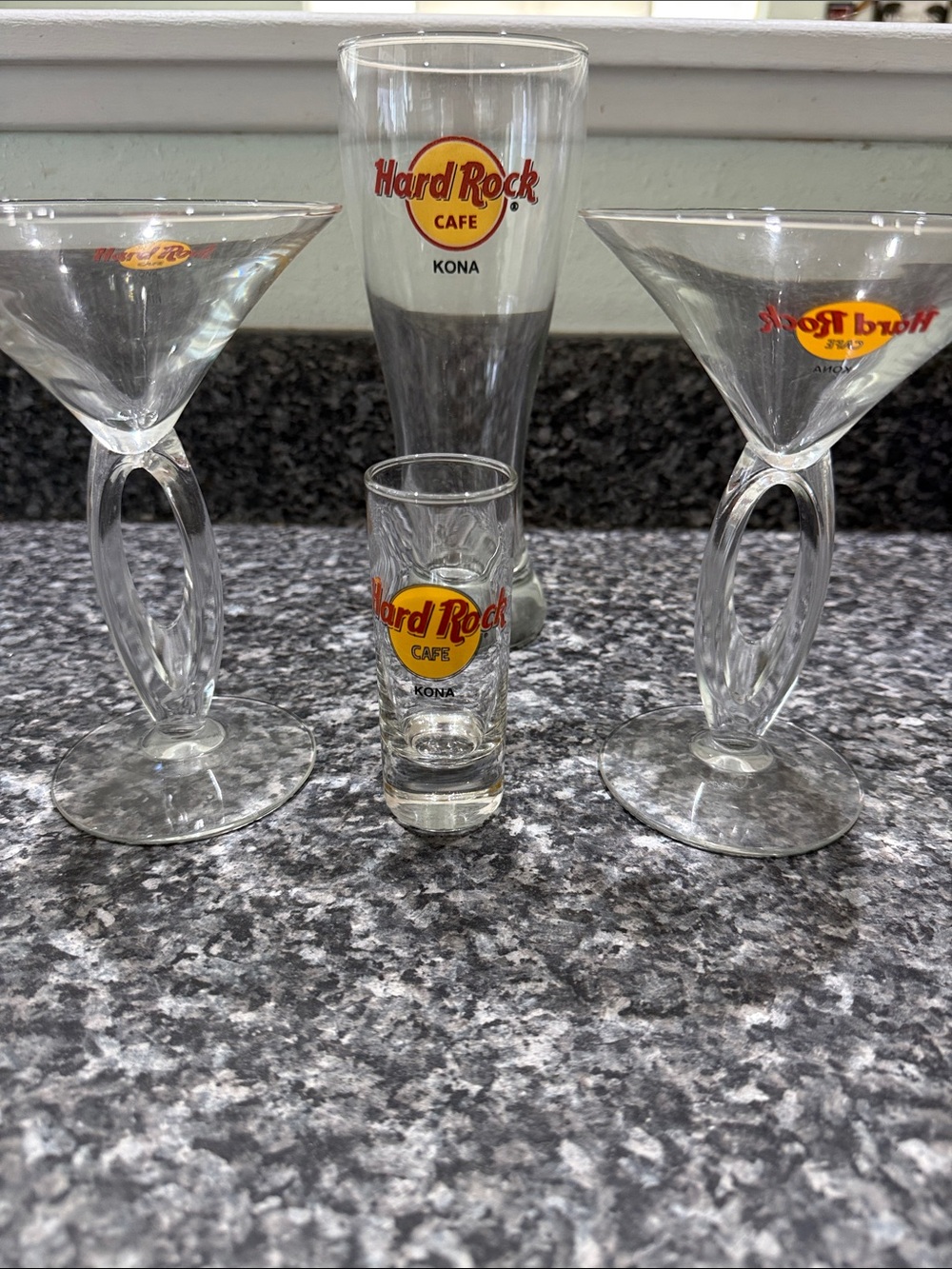 Hard Rock Kona glassware/memorabilia